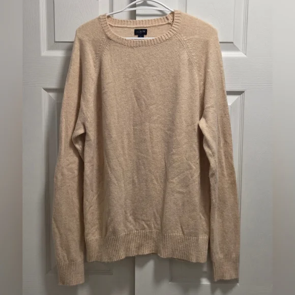 (5/$25) J. Crew Beige Sweater Size Large
