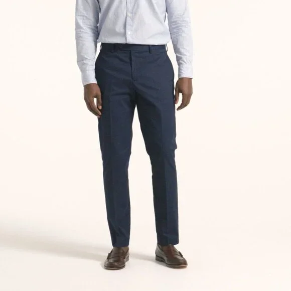 J. Crew Bowery Dress Pants Mens 38/32 Navy Business Timeless Career Academia NWT