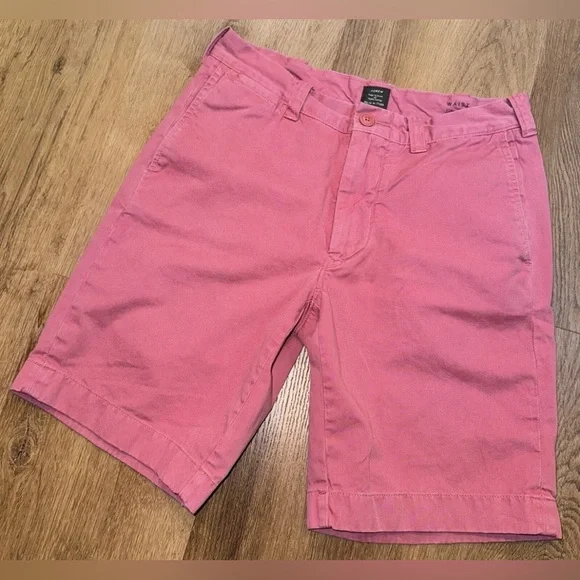 J Crew‎ Stanton Mens Pink Golf Shorts