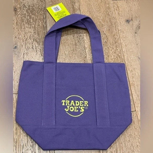 NWT Trader Joe's Limited Edition Halloween 2025 Mini Canvas Tote Bag