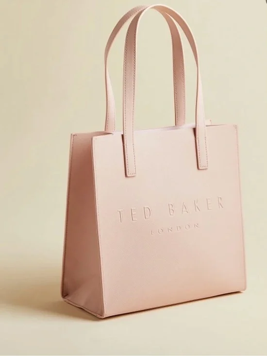Ted Baker Crosshatch small Leather Tote Bag NWT