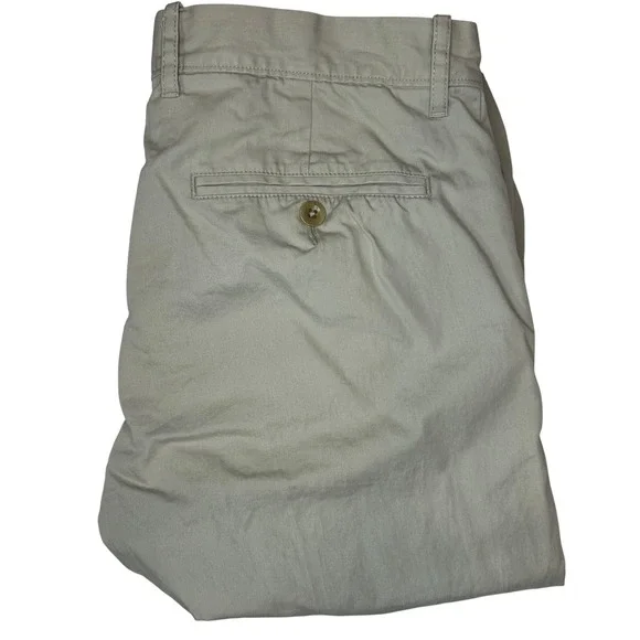 J Crew 484 Lightweight Chino‎ Pants Khaki Tan 32x32 Cotton Straight Leg