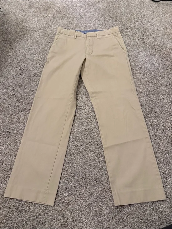 J. Crew Men's Khaki Chinos Light Tan Classic Fit 30x30 pants