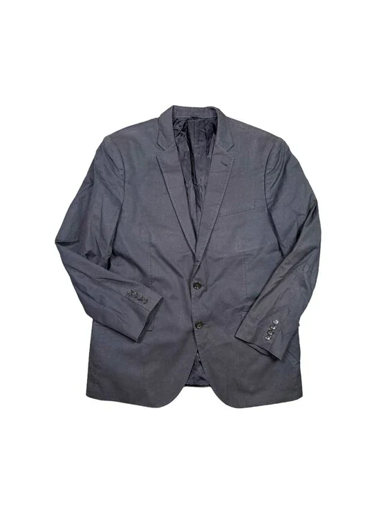 J.Crew Ludlow Blazer Men’s 44R Navy Blue Italian Cotton Tollegno 1900 Jacket