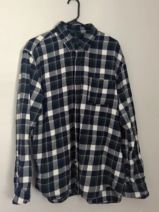 J Crew Slim Fit Men's Flannel Long Sleeve - XL