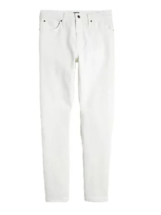 J. Crew Mens White Selvedge 484 Slim Jeans Size 36 x 32
