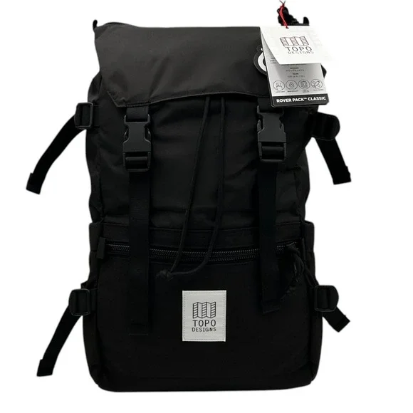 Topo Designs Men's Rover Pack 20L Backpack Black Fits 15