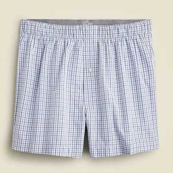 J.Crew Men's Printed Boxers Window Space Blue Size Small NWT