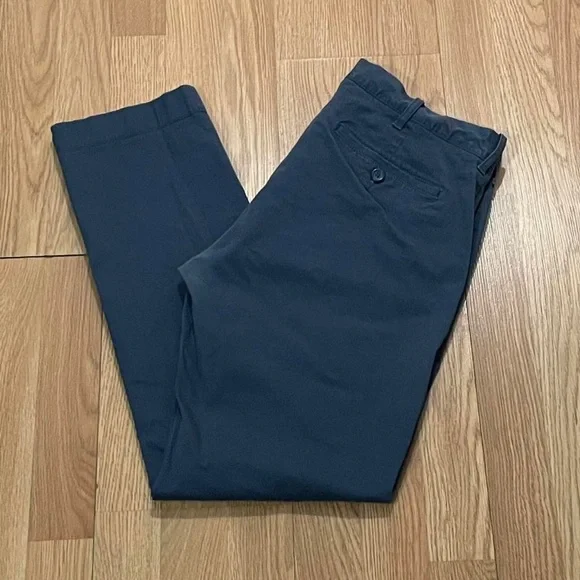 J.Crew Men’s 32x30 (34x29) Flex Chino Pants Blue Slim Fit Preppy Classic