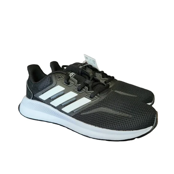adidas K Runfalcon Black/White Running Shoes 13