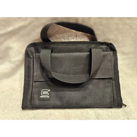 Glock Carrying Case For Single Pistol Black/orange with lubrication guide inside