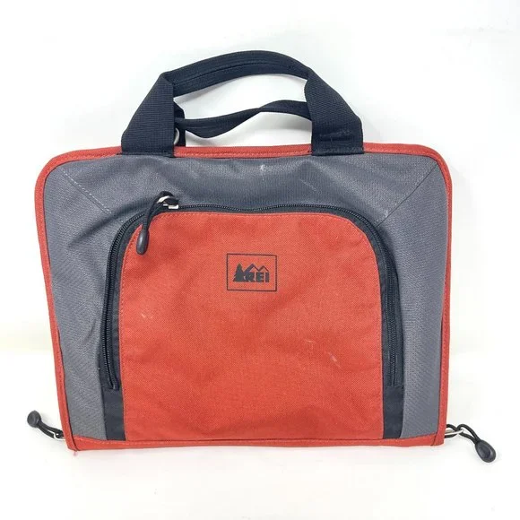 REI Tablet Laptop Ipad‎ Protective Carrying Case Orange Gray
