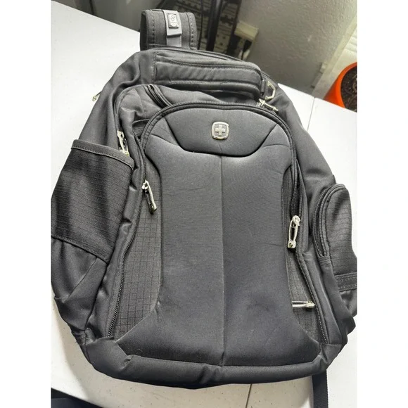 SwissGear ScanSmart‎ Laptop Backpack Black Travel Bag Airflow Business School