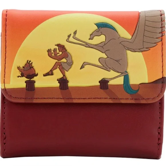 Loungefly Disney Hercules 25th‎ Anniversary Sunset Wallet Wallet