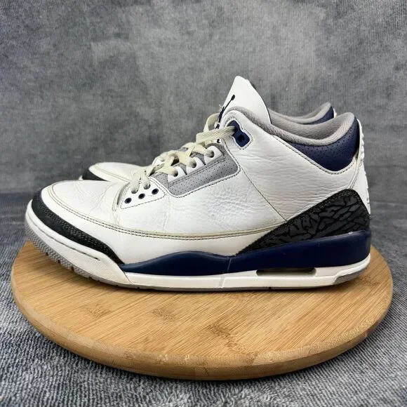 Jordan Air Jordan 3 Retro Midnight Navy Shoes Mens Size 10 Sneakers CT8532-140