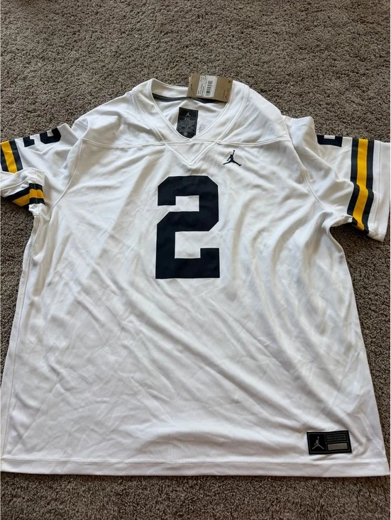 Jordan Dri-Fit Will Johnson Michigan Wolverines Jersey XXL
