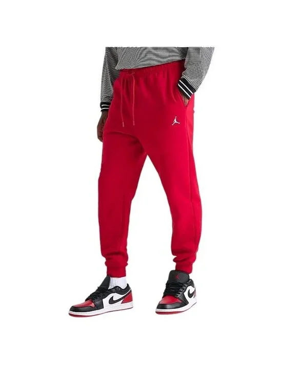 Nike Men's Jordan Brooklyn Fleece Joggers Standard Fit Red Size XL NEW WITH TAGS