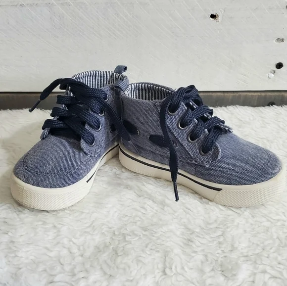 OSHKOSH B'Gosh Denim High Top Baby Sneakers