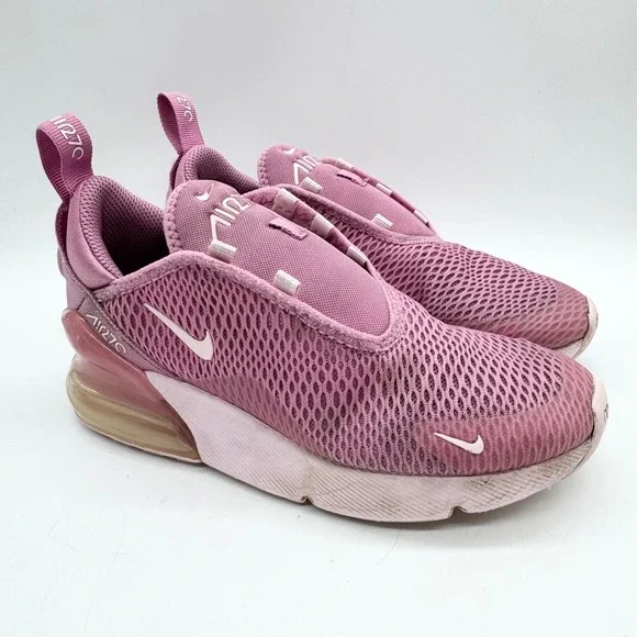 Nike 2024 Girls Air Max 270 Casual Sneakers Pink Sz 1.5Y School Sports Athletic