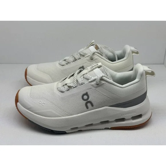On Cloudnova Youth Ivory Apollo Grey Kids Running Shoes 3YF30034332 Size 3.5Y