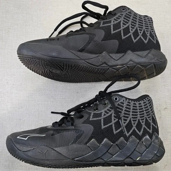 Puma MB.01 Lathrop Basketball Shoes Big Kids 7C Black LaMelo 376888-02 Sneaker