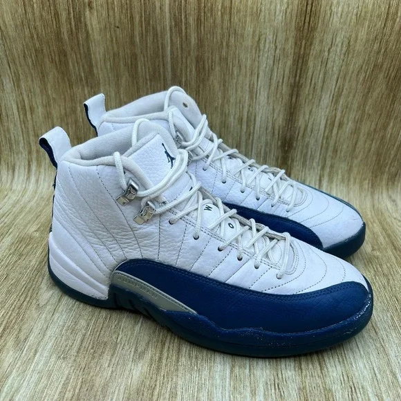 Nike Air Jordan 12 Retro French Blue Men's Size 8.5 High Top Sneakers 130690-113