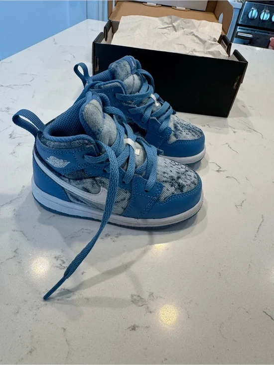 AIR JORDAN 1 MID TD 'WASHED DENIM' DM8950-400 size 7C