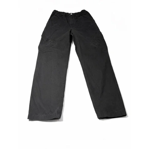 Jordan Black Cargo Pants‎ Size Large Elastic Waist 28-31x27