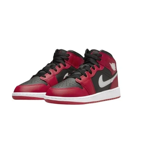 Air Jordan 1 Mid Gym Red Black White DQ8423-061 Mens Size 5.5 Basketball Shoes