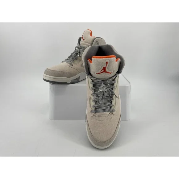 Jordan Air Jordan 5 Retro SE Craft Light Orewood Brown Safety Orange Excellent