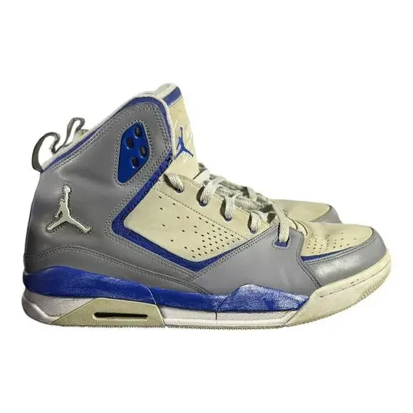 Jordan Spizike 454050-007 Wolf Grey Old Royal Stealth Blue Men’s Size 13 Sneaker