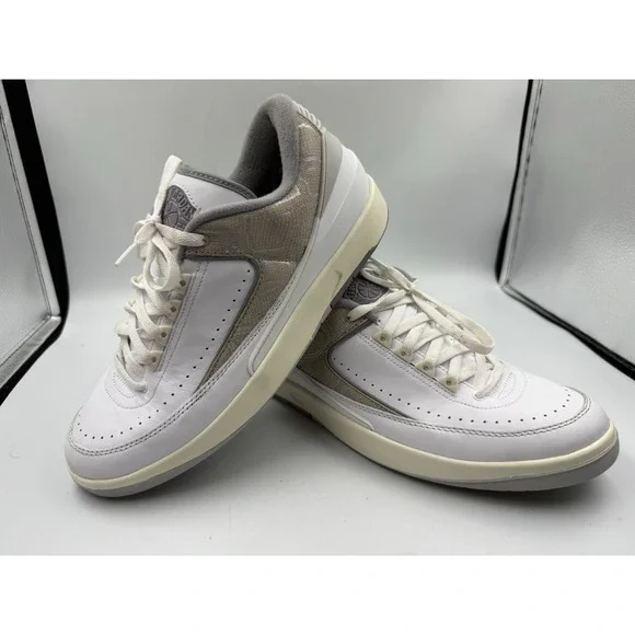 Jordan 2 Men's Sneakers White Snake Skin Size 11