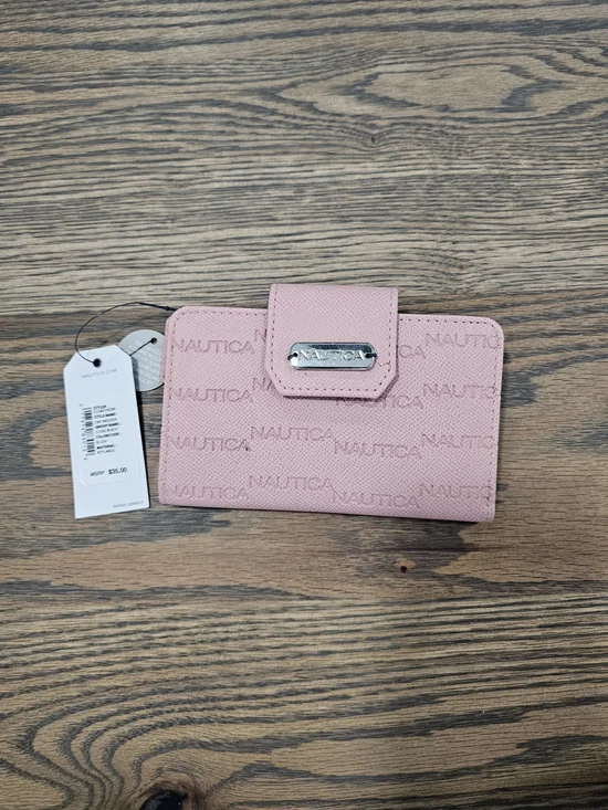 Nautica Blush Pink Logo-Embossed Women's Wallet