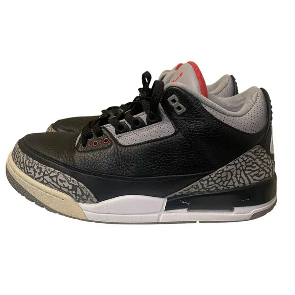 Nike Air Jordan 3 Retro OG Mid Black Cement Men’s Sneakers Size 10.5 Chicago