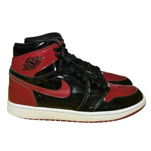 Size 9 - Jordan 1 Retro OG High Patent Bred