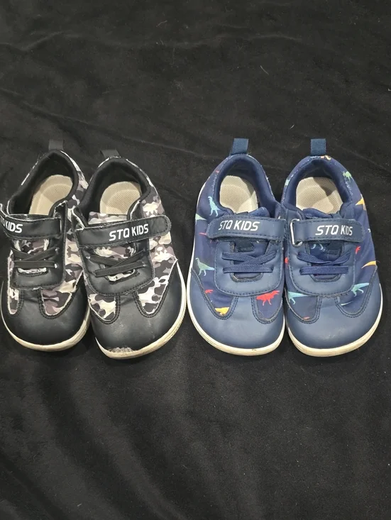 Navy Dinosaur Sneakers for Kids