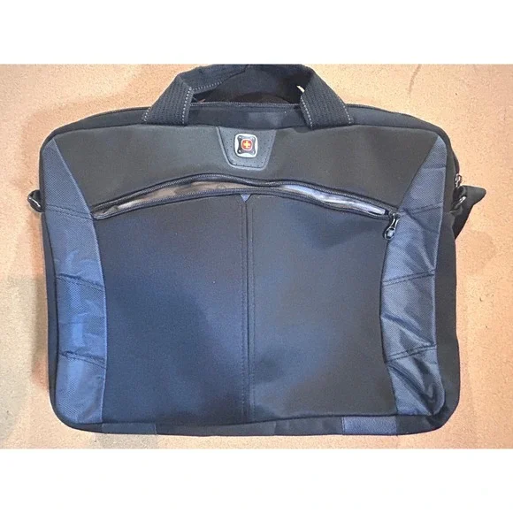 SwissGear Wenger Laptop Briefcase Bag Black‎ Professional Travel Messenger Bag