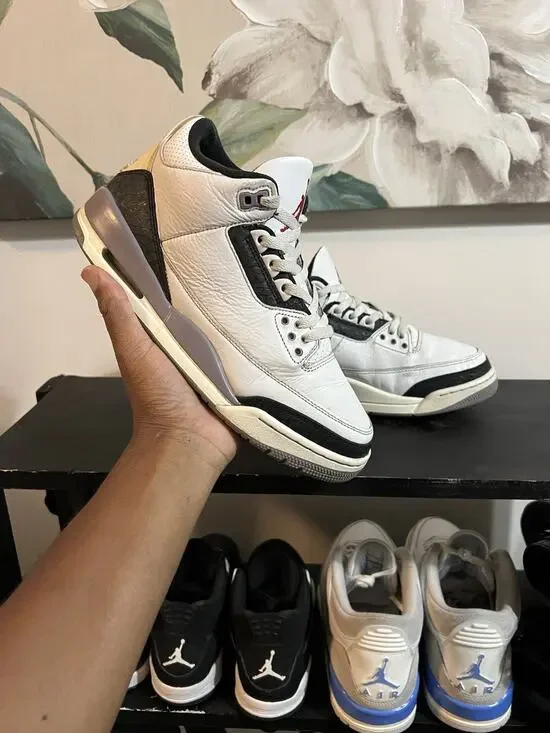 Size 9 - Air Jordan 3 Retro Cement Grey