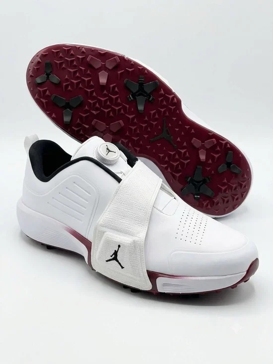 Nike Air Jordan Rev Golf Shoes White Black Team Red FV6338-104