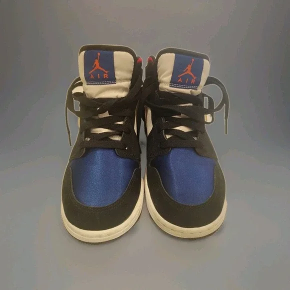 Nike Air Jordan 1 Mid SE 'Rivals' Laker Top‎ 3 852542 BQ6931 005 GS Boys Sz 5Y