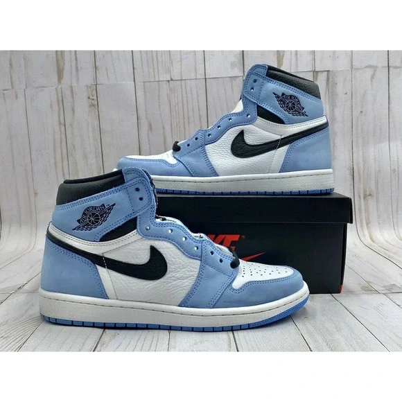 Nike Air Jordan 1 High OG University Blue‎ Size 8 555088‑134