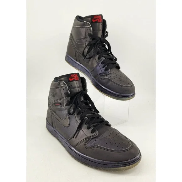 Nike Air Jordan 1 High Zoom Fearless Mens 10 Black Iridescent‎ BV0006-900