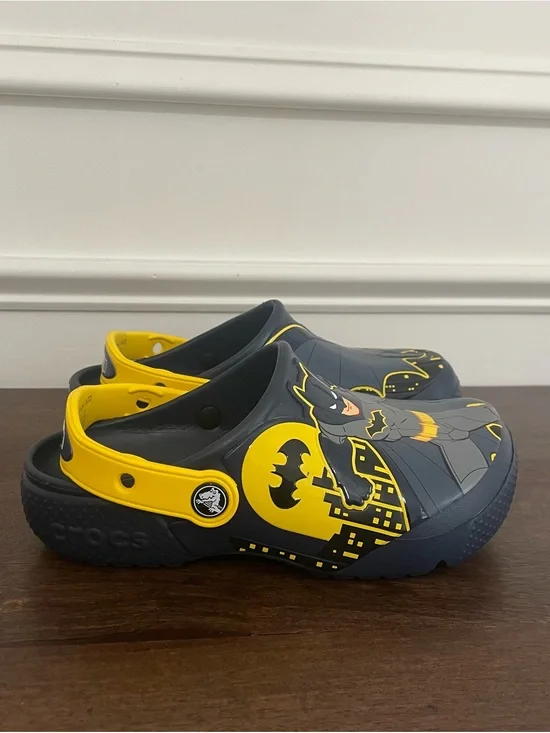 CROCS Kids Batman Clog - Navy and Yellow