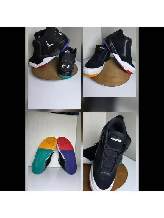 COA Nike Air Jordan Big Fund 'Multi-Color Sole' (Style: BV6273-003 sz 9½ men