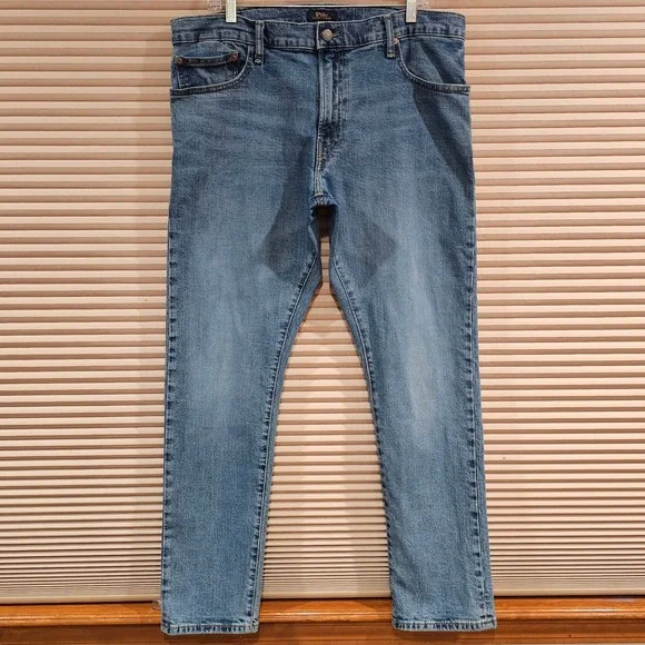 Polo Ralph Lauren Sullivan Slim Jeans Mens 36x32 Blue Denim Stretch Pants