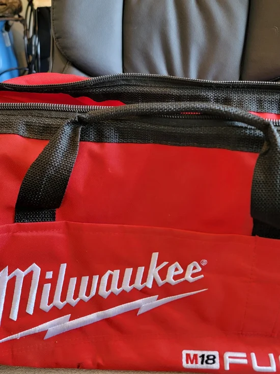 Milwaukee Red M18 Tool Bag with Reinforced Handles