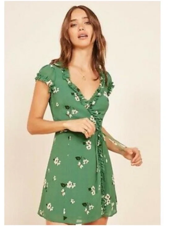 REFORMATION Garnet Wrap Dress