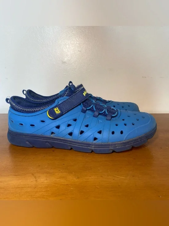 Stride Rite Boys Size 5 Phibian Made Play M2P Blue Safety Water Shoes Sneakers