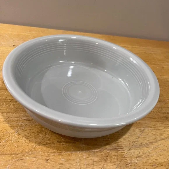 Fiesta Pearl Gray Vegetable Serving Bowl 10.25