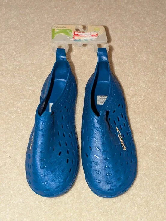 Nwt Speedo Blue Shoes Sz XL 11-12